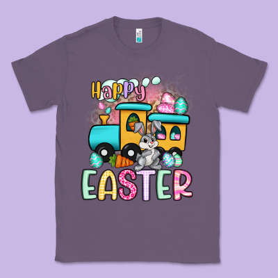 Happy Easter Train Classic Tee Designed By Artiststas