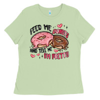 Matcha feed me donuts and tell me i'm pretty Ladies Tee - MaliasSmallBusiness