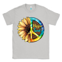Moon Dust Hippie Soul with Sunflower and Leopard Background Classic Tee - JahusDesignShop