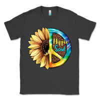 Smoke Hippie Soul with Sunflower and Leopard Background Classic Tee - JahusDesignShop