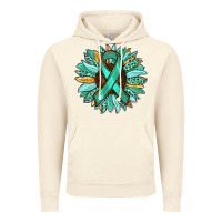 Vintage Artic Ovarian Liver Cancer Awareness Sunflower Vintage Hoodie - RanaPortraitStore