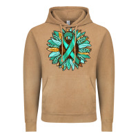 Vintage Camel Ovarian Liver Cancer Awareness Sunflower Vintage Hoodie - RanaPortraitStore