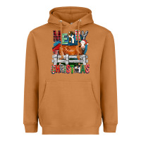 Meerkat merry christmas simmental cow Heavyweight Hoodie - FaDigitalArtStudio