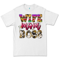 White wife mom boss daisy Premium Tee - NancyCooperArtShop