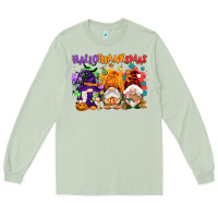 Matcha Hallothanksmas gnomes Long Sleeve Tee - NancyCooperArtShop