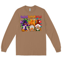 Toasted Coconut Hallothanksmas gnomes Long Sleeve Tee - NancyCooperArtShop
