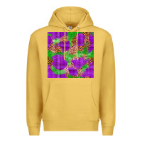 Antique Gold Mardi Gras leopard Seamless Pattern Premium Hoodie - FaDigitalArtStudio