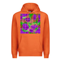 Carrot Mardi Gras leopard Seamless Pattern Premium Hoodie - FaDigitalArtStudio