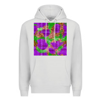 Dove Grey Mardi Gras leopard Seamless Pattern Premium Hoodie - FaDigitalArtStudio