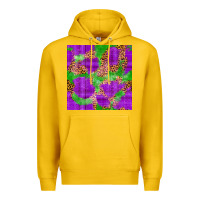 Lemon Mardi Gras leopard Seamless Pattern Premium Hoodie - FaDigitalArtStudio