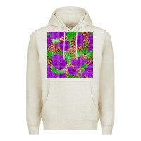 Oatmeal Heather Mardi Gras leopard Seamless Pattern Premium Hoodie - FaDigitalArtStudio