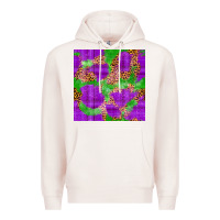 Pale Pink Mardi Gras leopard Seamless Pattern Premium Hoodie - FaDigitalArtStudio