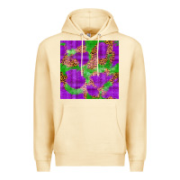 Pina Colada Mardi Gras leopard Seamless Pattern Premium Hoodie - FaDigitalArtStudio