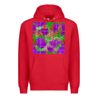 Red Mardi Gras leopard Seamless Pattern Premium Hoodie - FaDigitalArtStudio