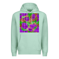 Seafoam Mardi Gras leopard Seamless Pattern Premium Hoodie - FaDigitalArtStudio