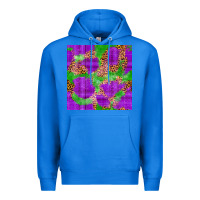 True Royal Mardi Gras leopard Seamless Pattern Premium Hoodie - FaDigitalArtStudio