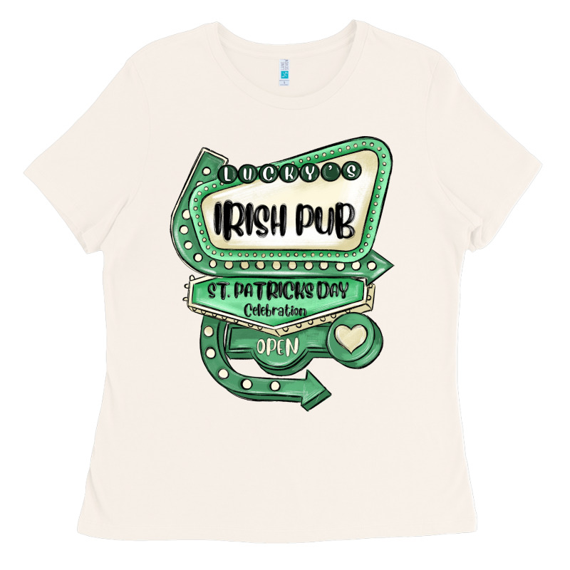 St Patricks Day ırısh Pub Ladies Tee by MaliasSmallBusiness | Teevron