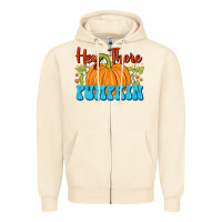 Sandshell Hey There Pumpkin Zipper Hoodie - FaDigitalArtStudio