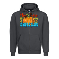 Smoke Hey There Pumpkin Zipper Hoodie - FaDigitalArtStudio