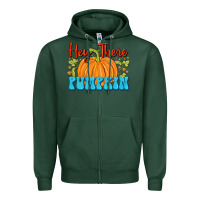 Sports Green Hey There Pumpkin Zipper Hoodie - FaDigitalArtStudio