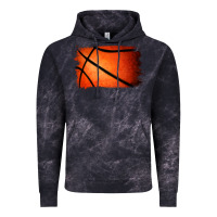 Cloud Black Basketball Brushstroke Vintage Hoodie - RanaPortraitStore