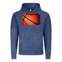 Vintage Denim Basketball Brushstroke Vintage Hoodie - RanaPortraitStore