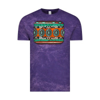 Cloud Purple turquoise western background Vintage Tee - Jasminsmagicworld