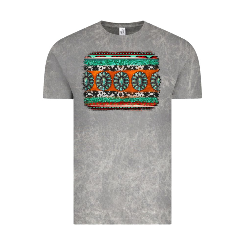 Turquoise Western Background Vintage Tee by Jasminsmagicworld | Teevron
