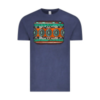 Vintage Denim turquoise western background Vintage Tee - Jasminsmagicworld