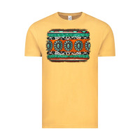 Vintage Mustard turquoise western background Vintage Tee - Jasminsmagicworld
