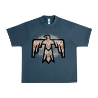 Midnight Navy Western Light Aztec Thunderbird Urban Heavy Tee - Bettercallsaul