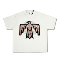 Pistachio Western Light Aztec Thunderbird Urban Heavy Tee - Bettercallsaul