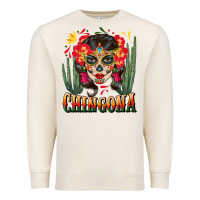 Sandshell chingona sugar skull Premium Sweatshirt - BundleAndBundleShop