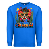 True Royal chingona sugar skull Premium Sweatshirt - BundleAndBundleShop