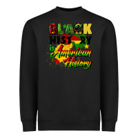 Black black history is american history Heavyweight Sweatshirt - CowGirlArtShop
