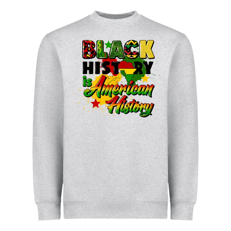 Black History Is American History Heavyweight Sweatshirt by CowGirlArtShop | Teevron