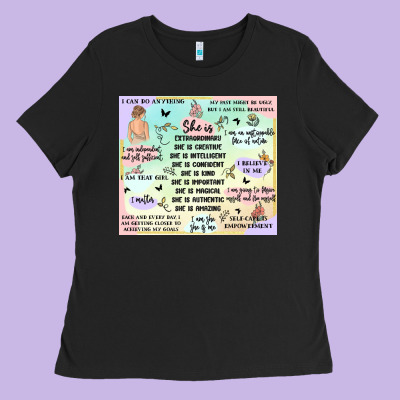 Self Love Ladies Tee Designed By Maliassmallbusiness