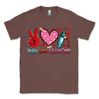 Chestnut peace love phlebotomy Classic Tee - Artiststas