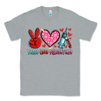 Heather Grey peace love phlebotomy Classic Tee - Artiststas