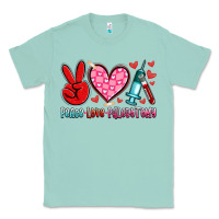Seafoam peace love phlebotomy Classic Tee - Artiststas
