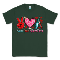 Sports Green peace love phlebotomy Classic Tee - Artiststas