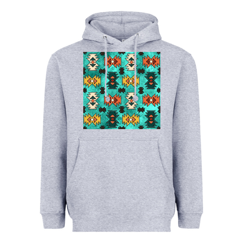 Native American Aztec Seamless Pattern 3 Heavyweight Hoodie by BundleAndBundleShop | Teevron