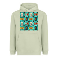 Matcha native american aztec seamless pattern 3 Heavyweight Hoodie - BundleAndBundleShop