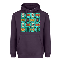 Plum native american aztec seamless pattern 3 Heavyweight Hoodie - BundleAndBundleShop