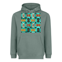 Sage native american aztec seamless pattern 3 Heavyweight Hoodie - BundleAndBundleShop