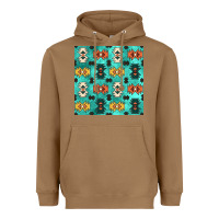 Toasted Coconut native american aztec seamless pattern 3 Heavyweight Hoodie - BundleAndBundleShop
