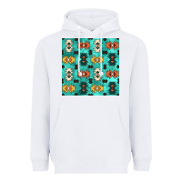 White native american aztec seamless pattern 3 Heavyweight Hoodie - BundleAndBundleShop