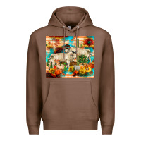 Chestnut fall charolais bulls Premium Hoodie - RanaPortraitStore