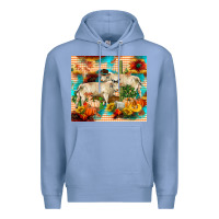 Colony Blue fall charolais bulls Premium Hoodie - RanaPortraitStore