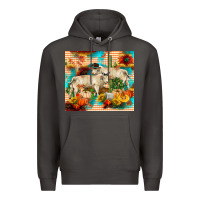 Smoke fall charolais bulls Premium Hoodie - RanaPortraitStore